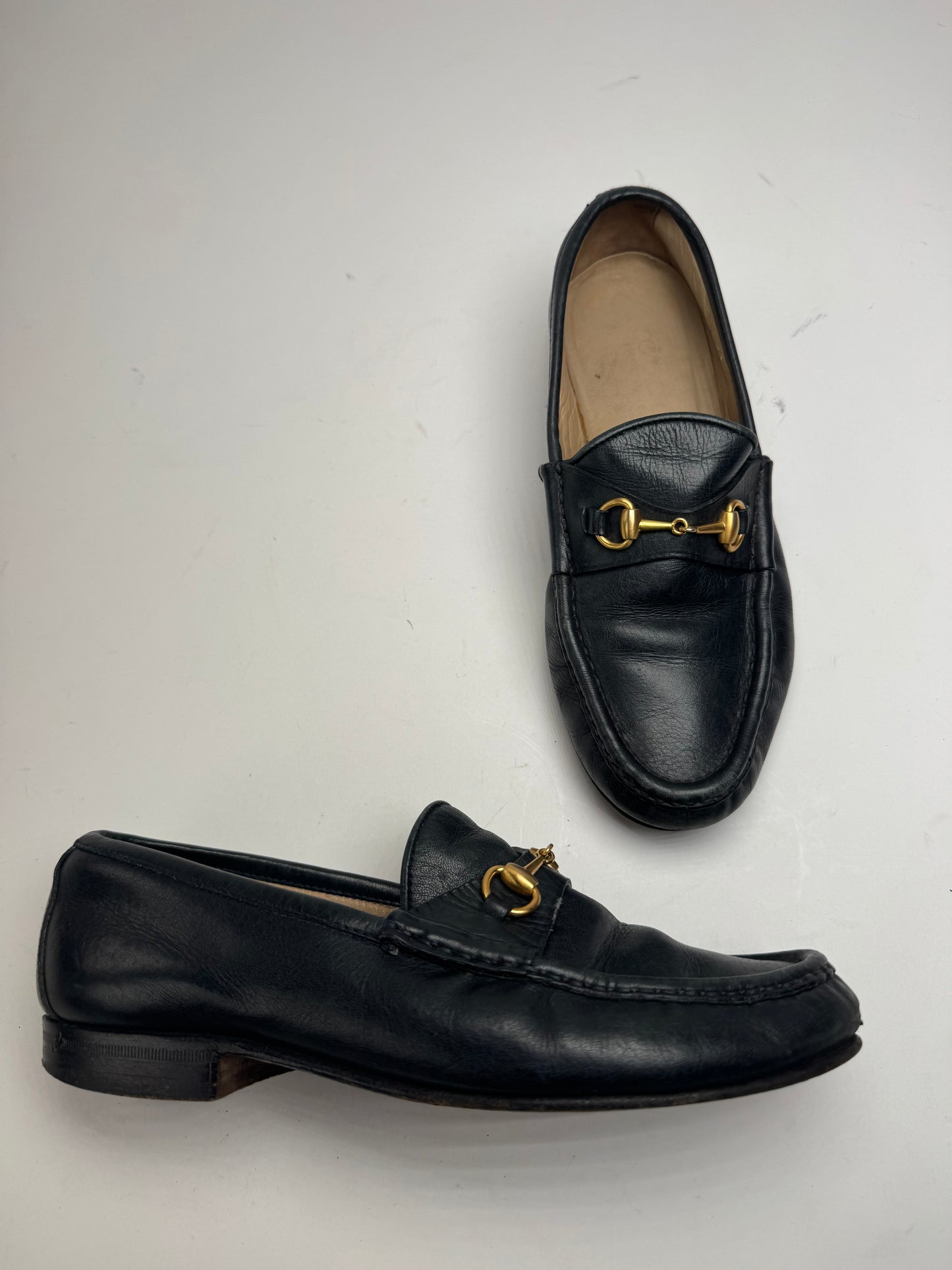 Vintage Gucci Horsebit Leather Loafer Black EU35,5