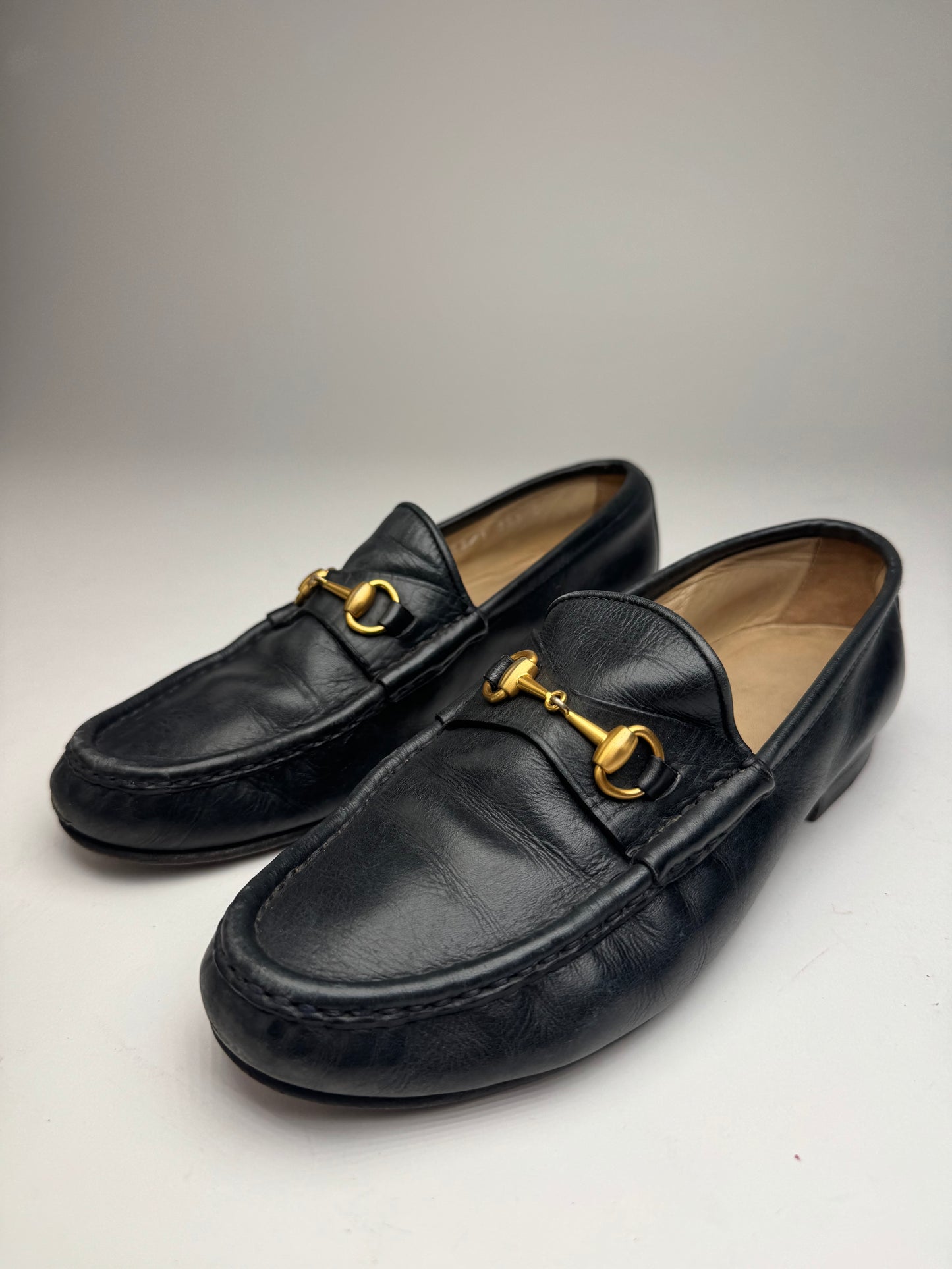 Vintage Gucci Horsebit Leather Loafer Black EU35,5
