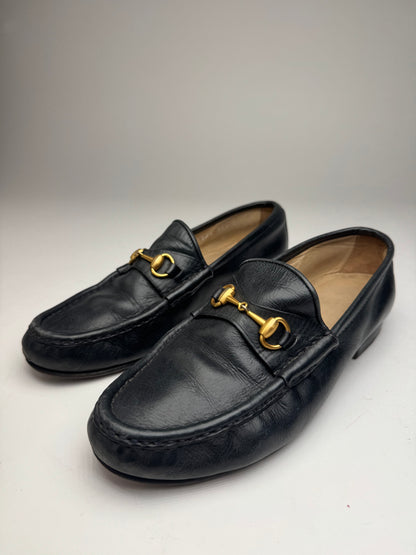 Vintage Gucci Horsebit Leather Loafer Black EU35,5