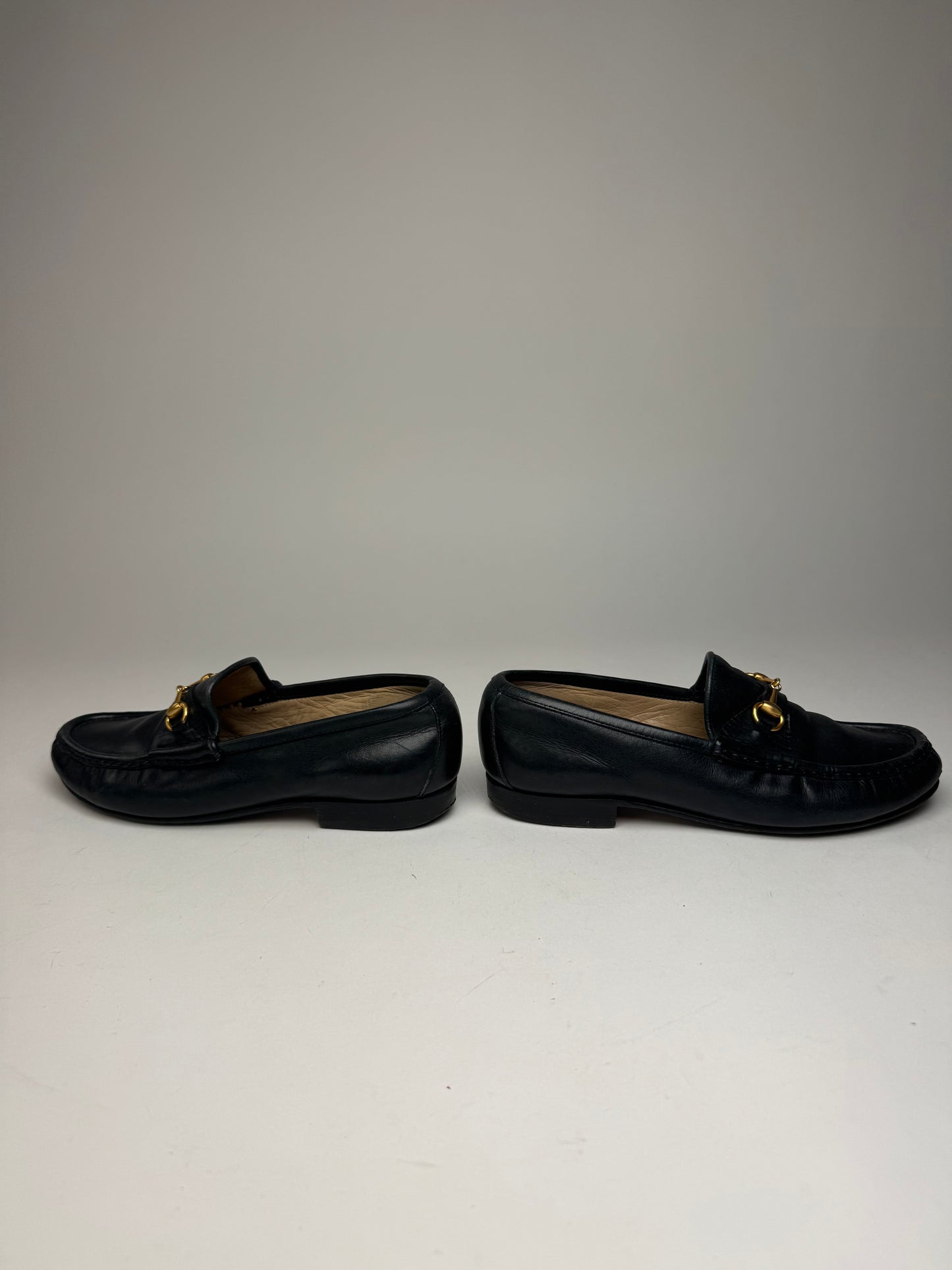 Vintage Gucci Horsebit Leather Loafer Black EU35,5