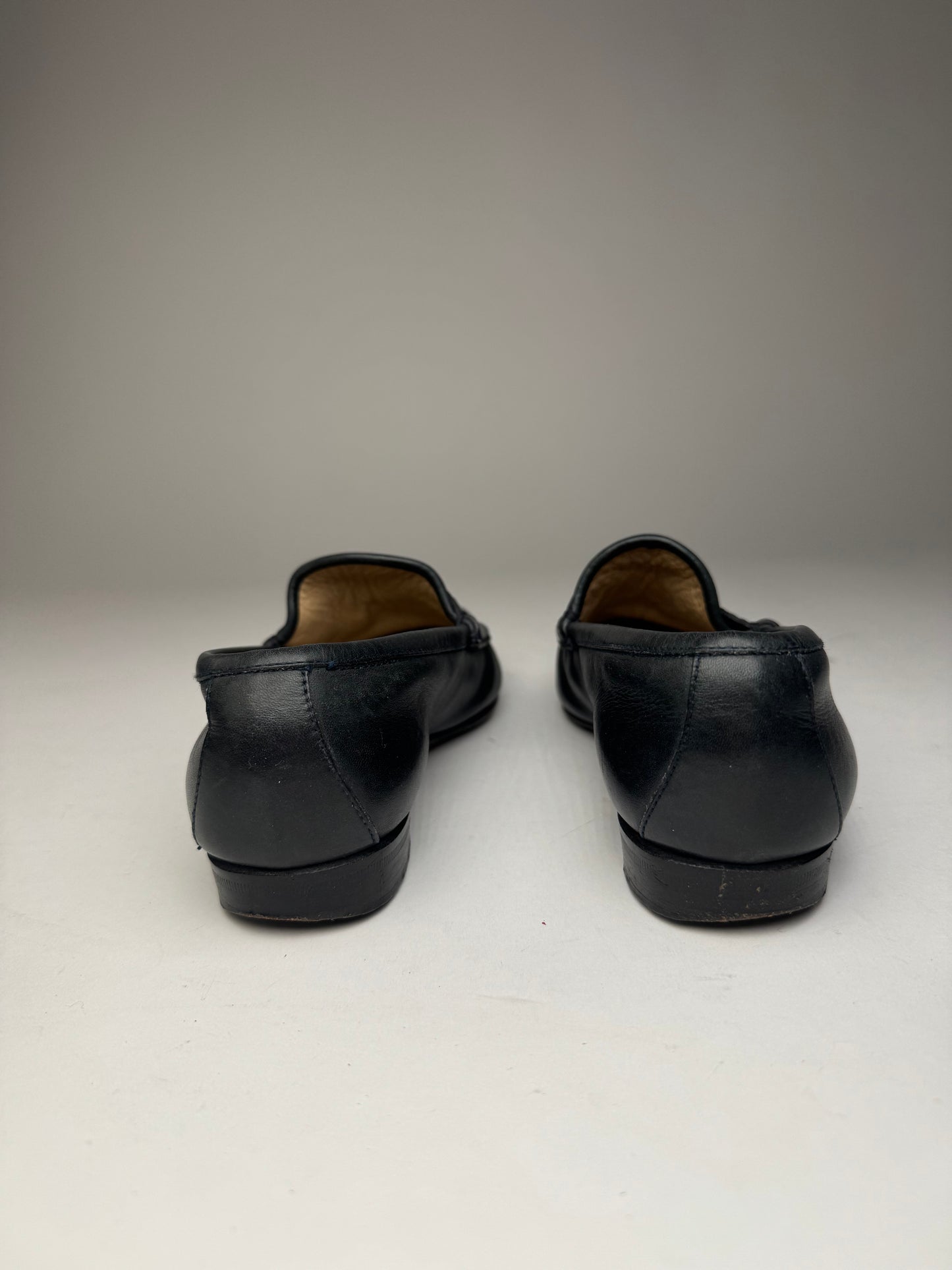 Vintage Gucci Horsebit Leather Loafer Black EU35,5