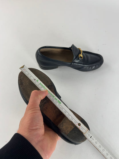 Vintage Gucci Horsebit Leather Loafer Black EU35,5