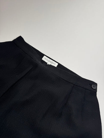 Vintage Yves Saint Laurent Skirt Black XS