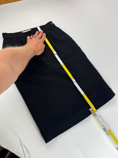 Vintage Yves Saint Laurent Skirt Black XS