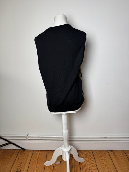 Vintage Fendi Wool West Black Brown L/XL