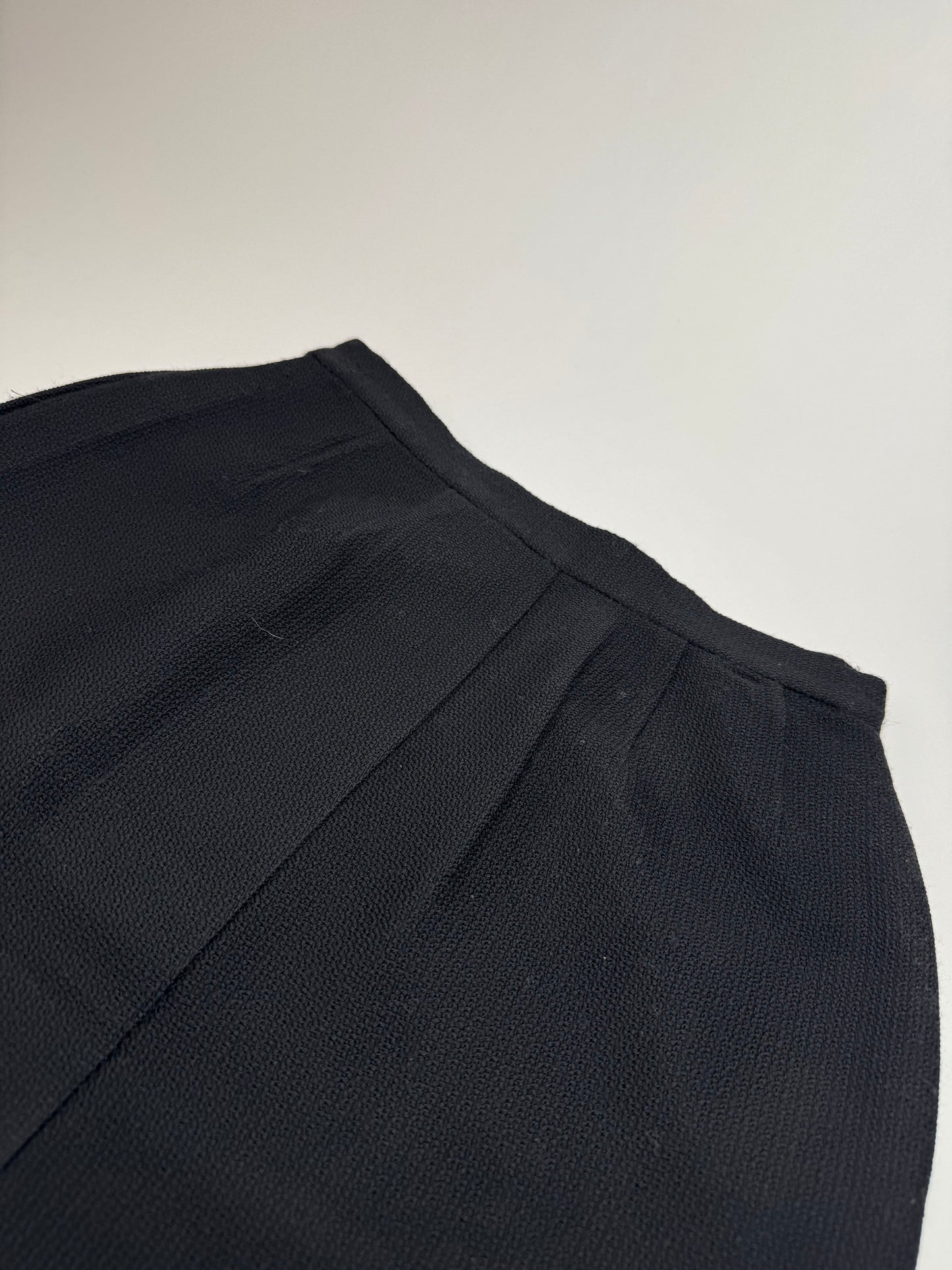 Vintage Yves Saint Laurent Skirt Black XS