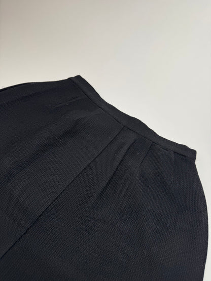 Vintage Yves Saint Laurent Skirt Black XS