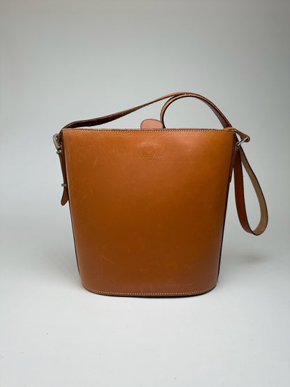 Vintage Courreges Leather bag brown