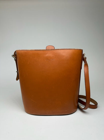 Vintage Courreges Leather bag brown