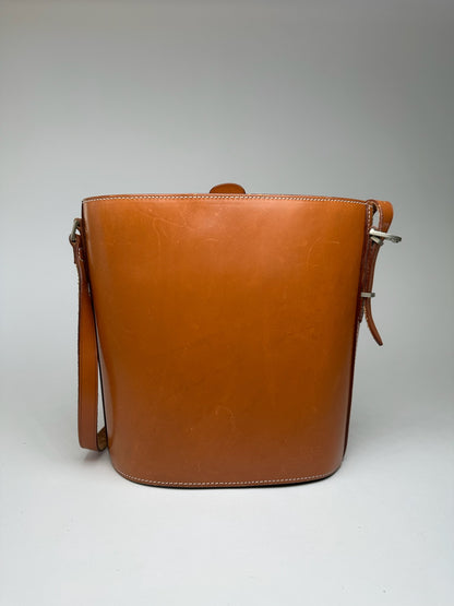 Vintage Courreges Leather bag brown