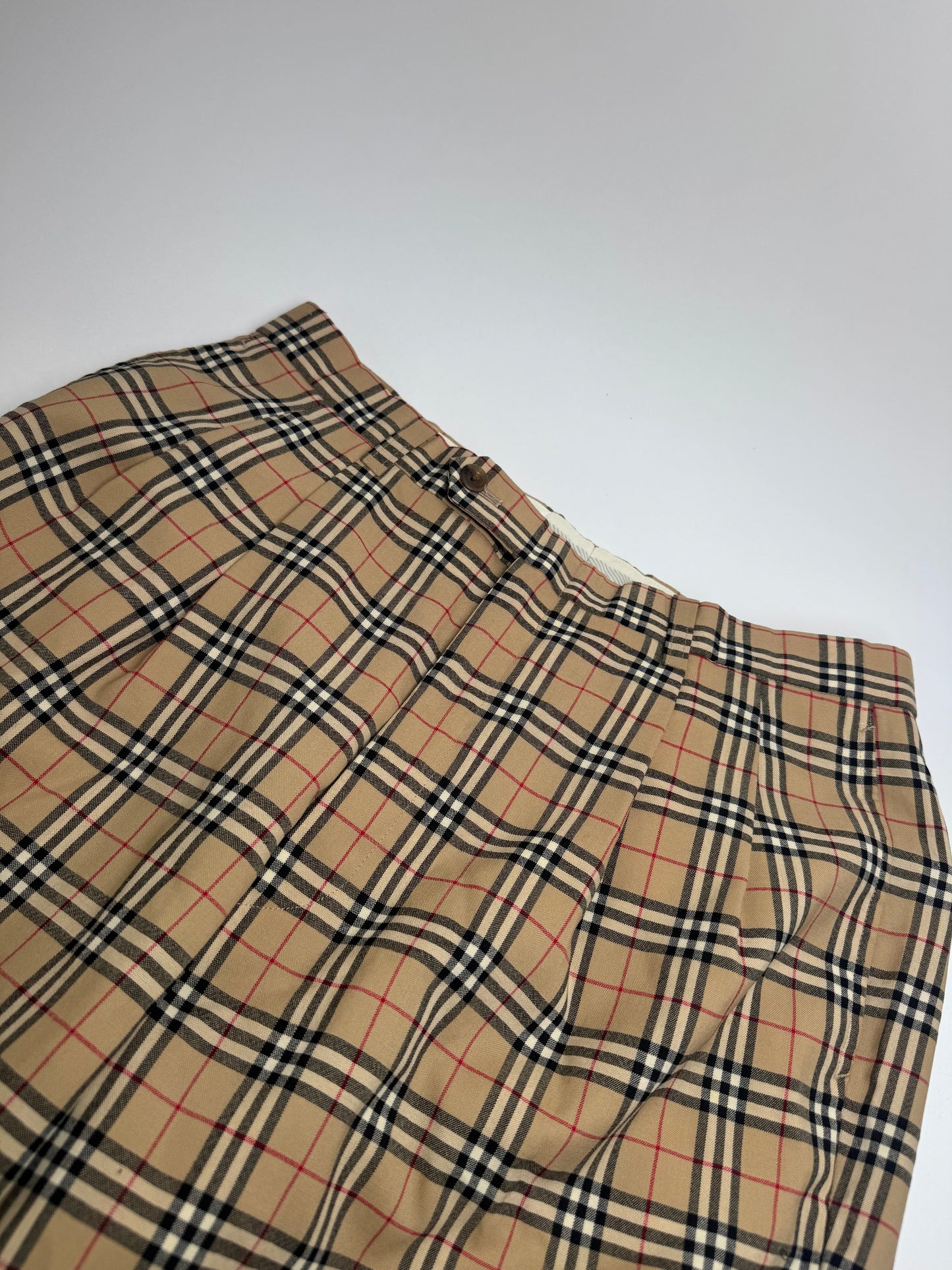 Vintage Burberry Nova Check mens Pants Beige M