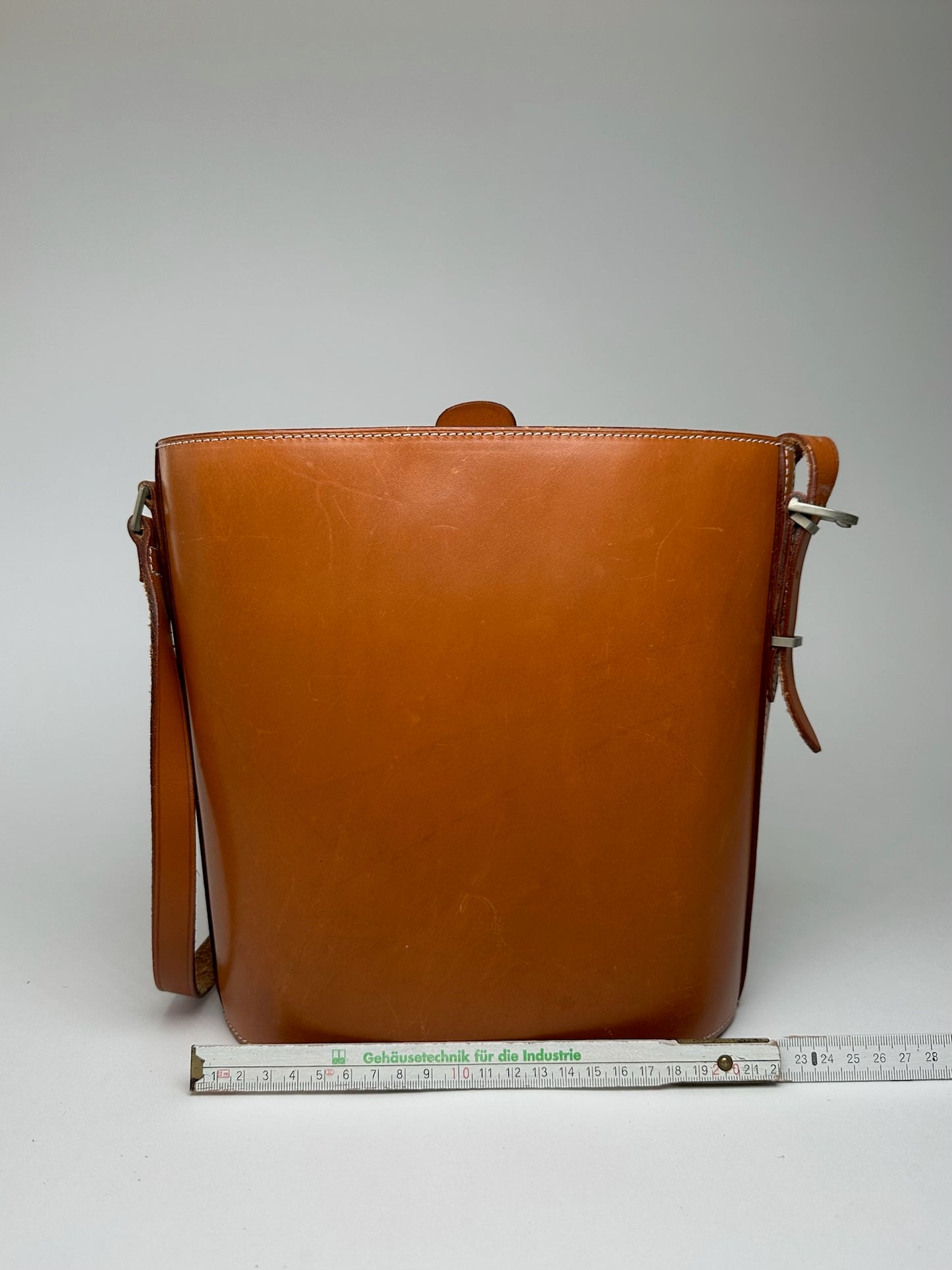 Vintage Courreges Leather bag brown