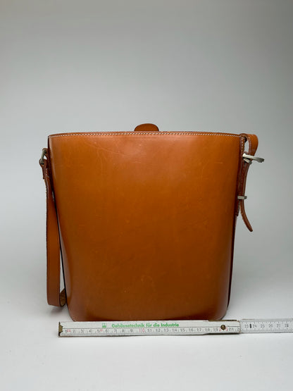 Vintage Courreges Leather bag brown