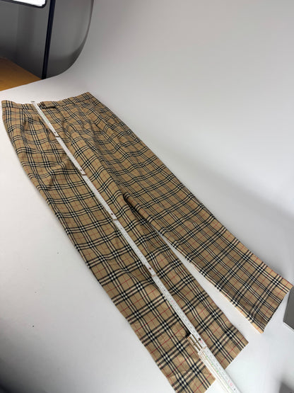 Vintage Burberry Nova Check mens Pants Beige M