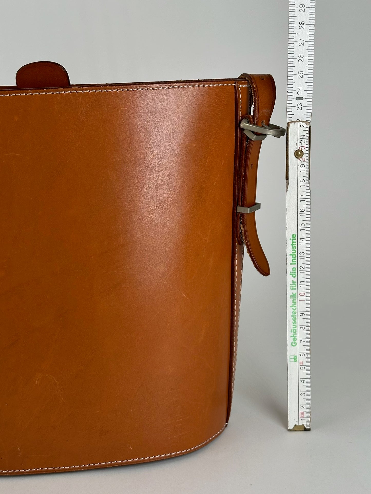 Vintage Courreges Leather bag brown