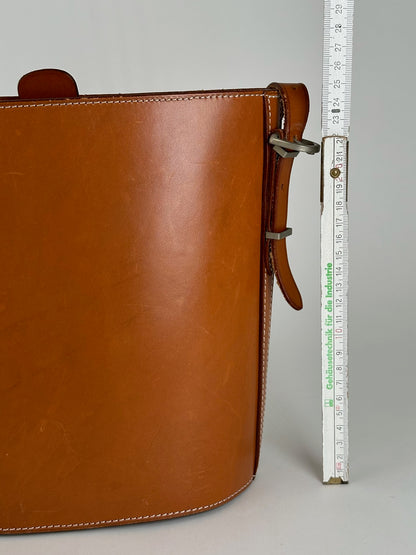 Vintage Courreges Leather bag brown