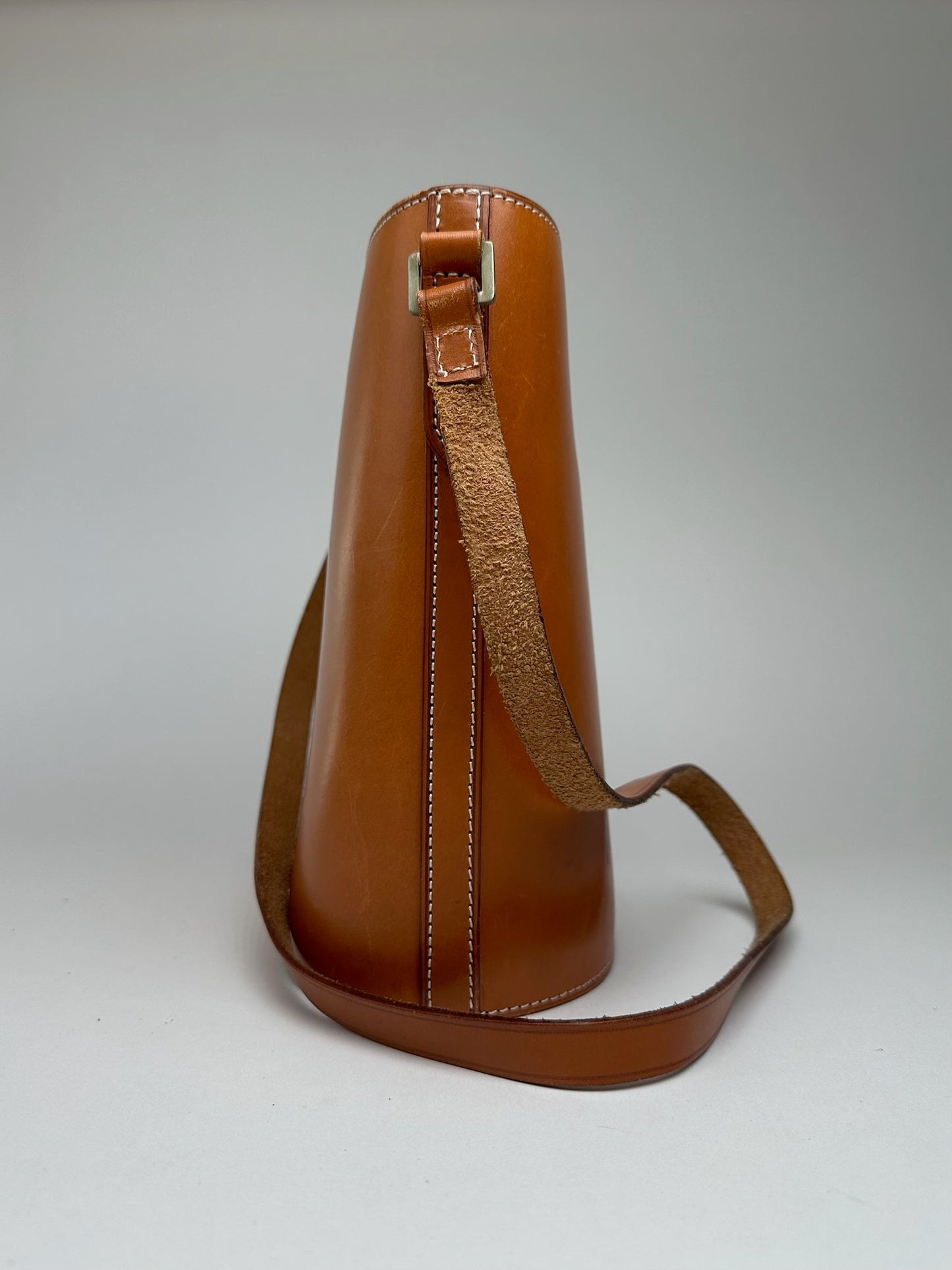 Vintage Courreges Leather bag brown