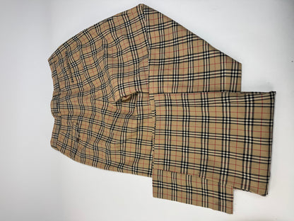Vintage Burberry Nova Check mens Pants Beige M