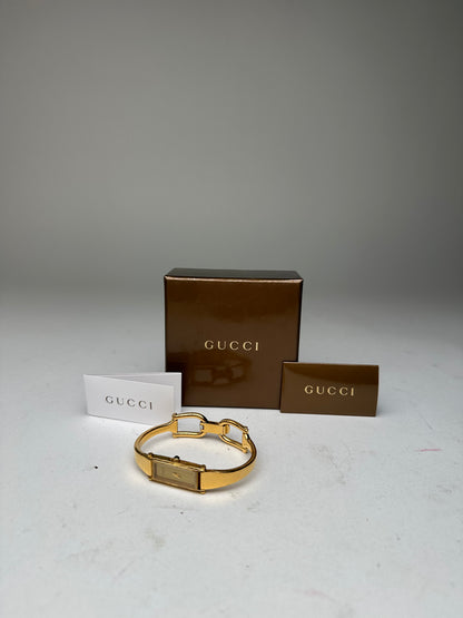 Vintage Gucci 1500L Bangle Watch Gold