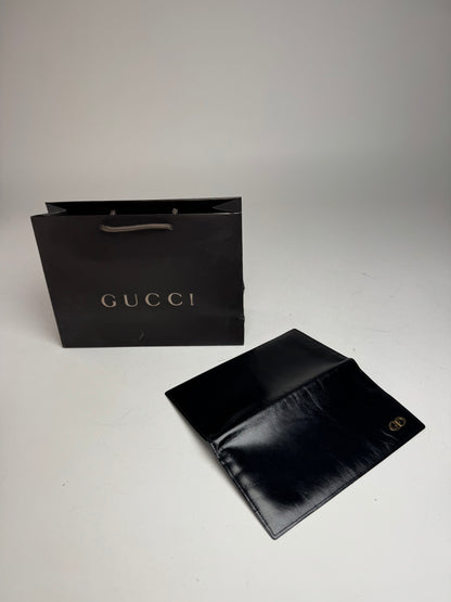 Vintage Gucci Patent Leather Card Holder / ID Holder