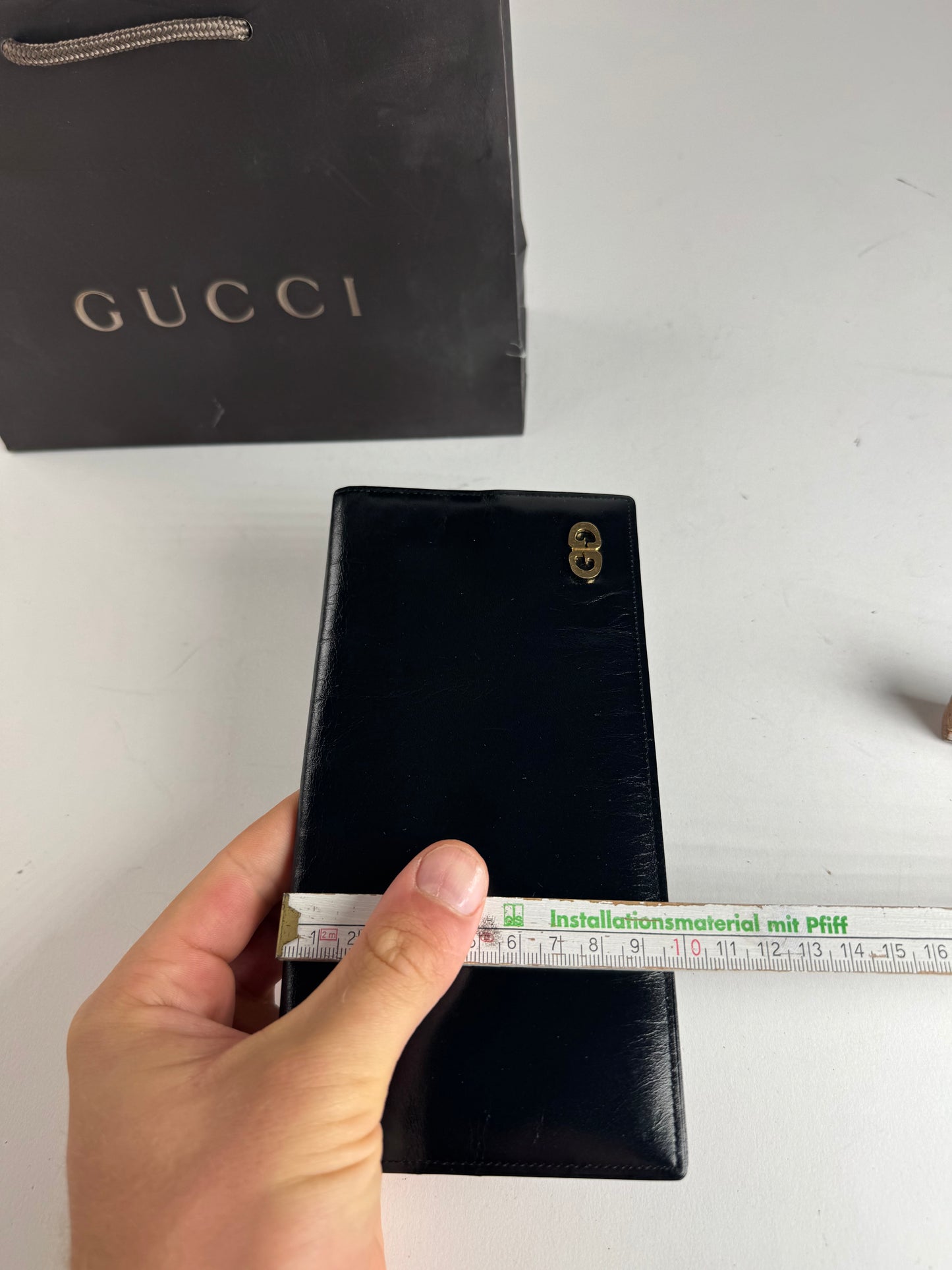 Vintage Gucci Patent Leather Card Holder / ID Holder