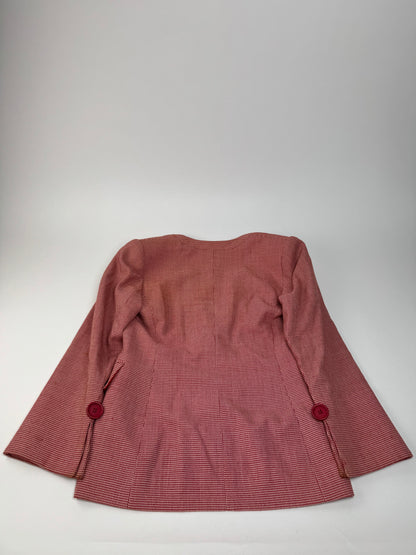 Vintage Dior Trenchcoat Blazer red white L