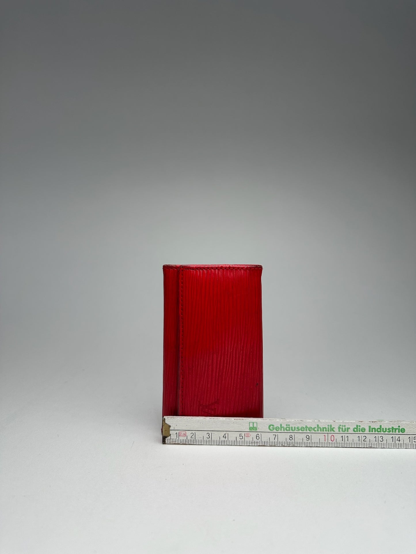 Vintage Louis Vuitton EPI Leather Key Holder red