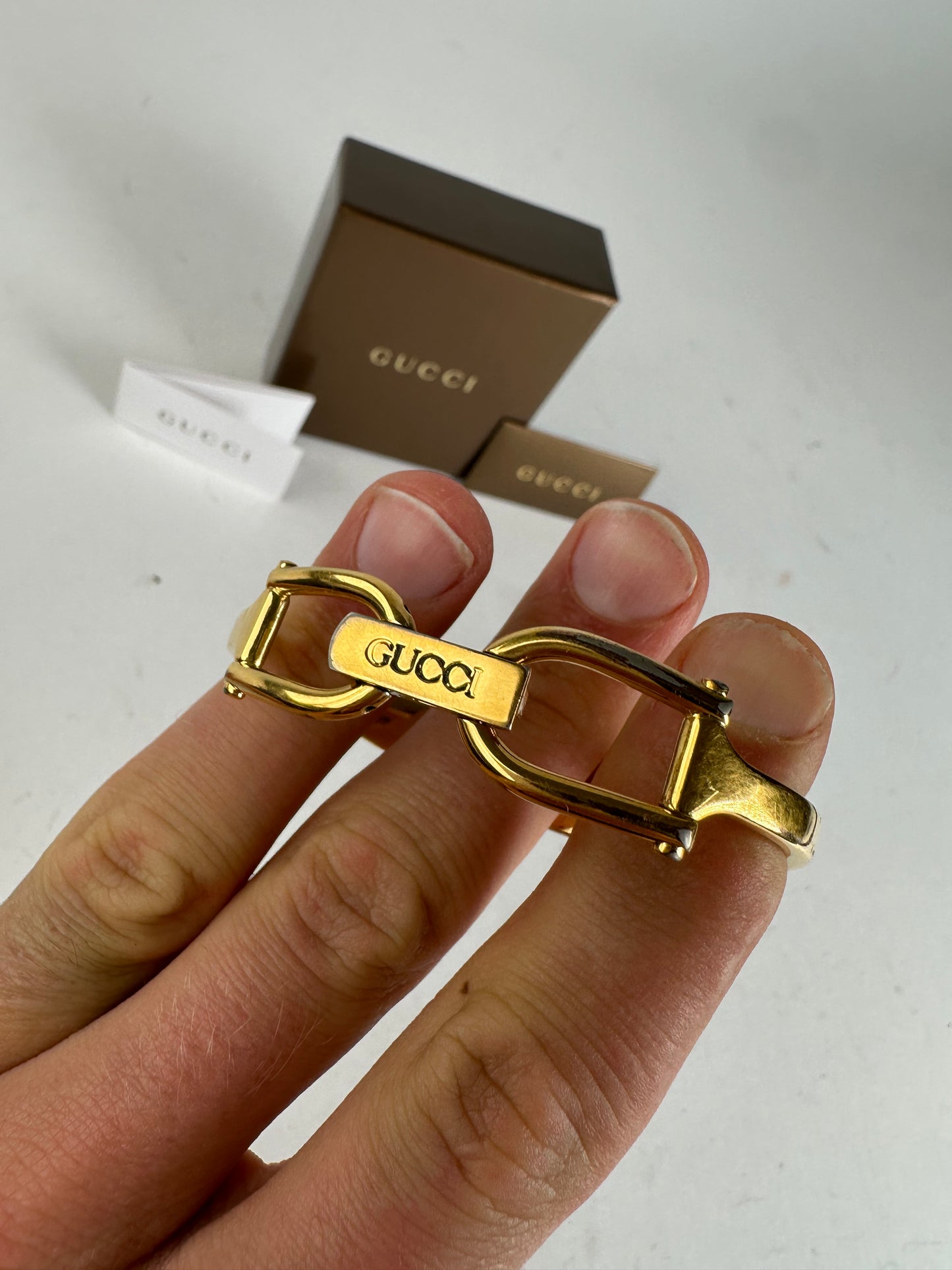 Vintage Gucci 1500L Bangle Watch Gold