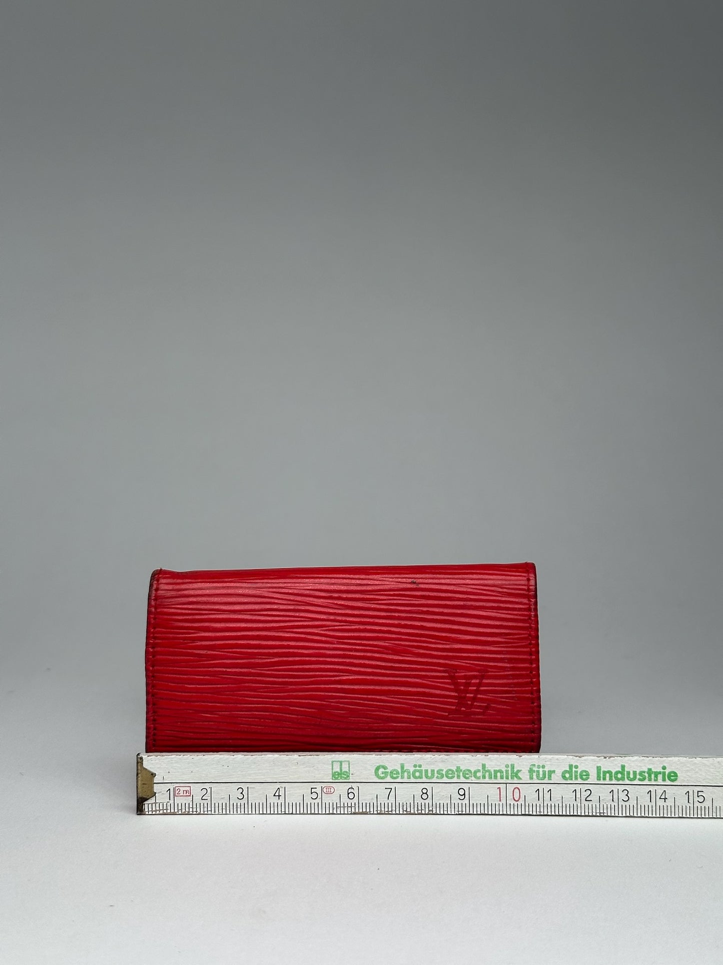 Vintage Louis Vuitton EPI Leather Key Holder red
