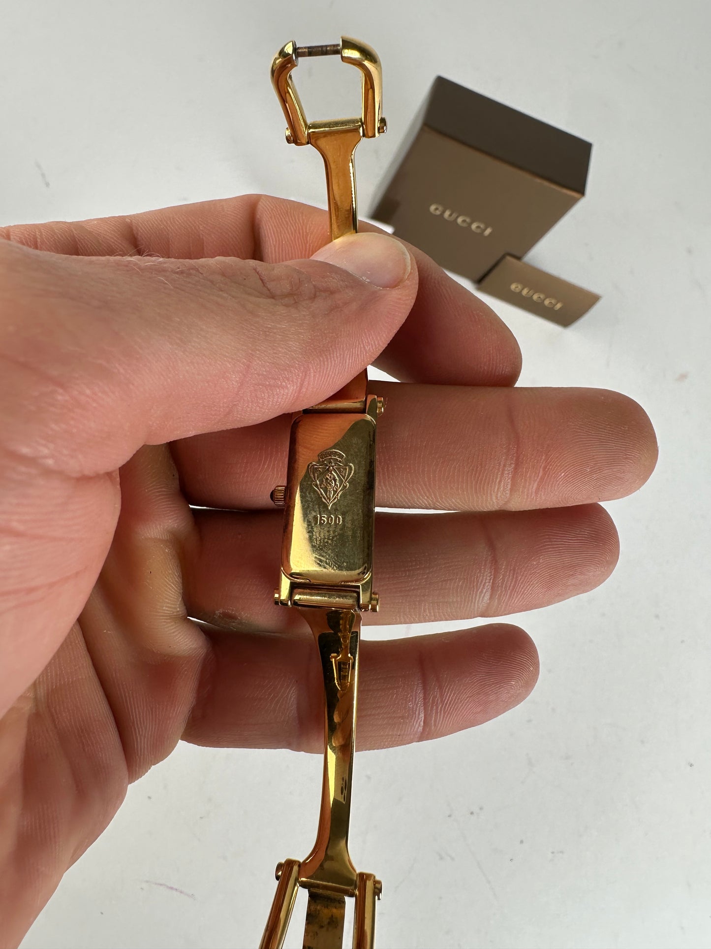 Vintage Gucci 1500L Bangle Watch Gold