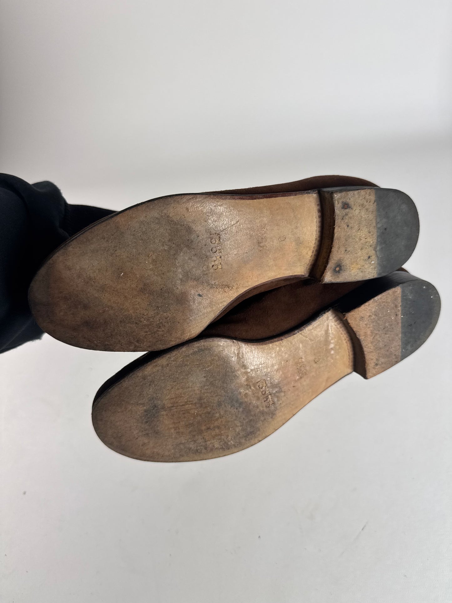 Vintage Gucci Horsebit Suede Loafer Brown EU35,5