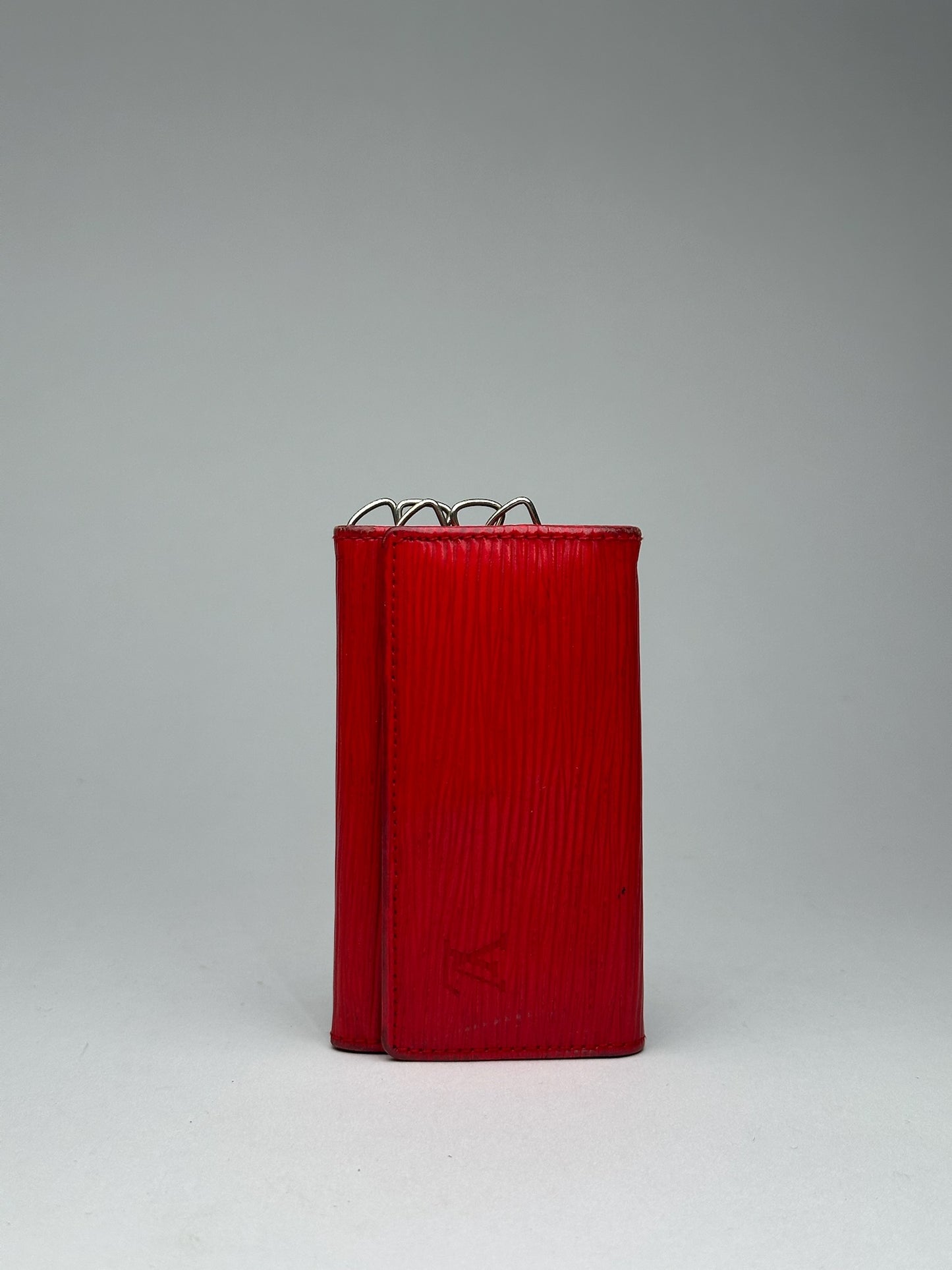 Vintage Louis Vuitton EPI Leather Key Holder red