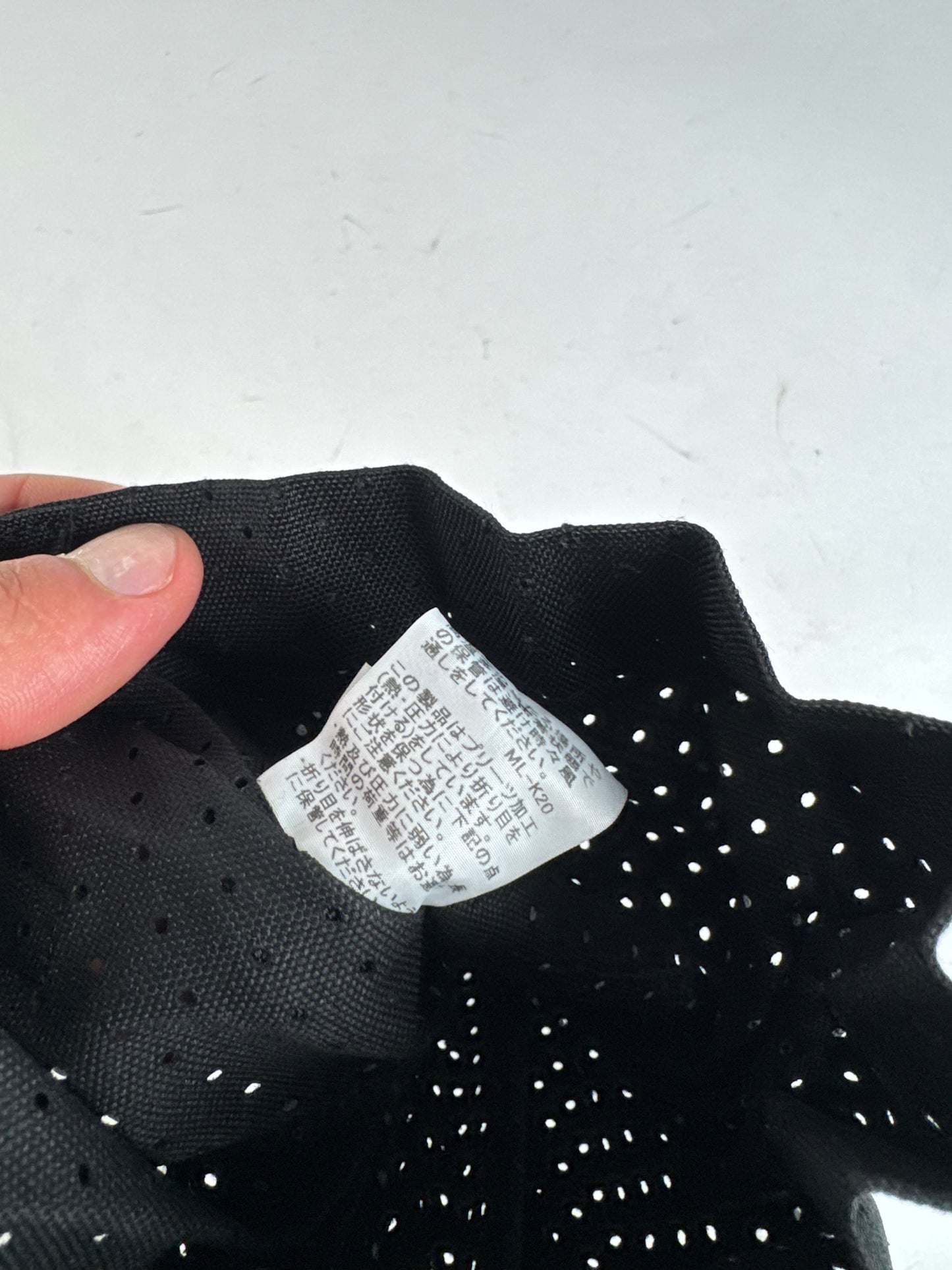 Sac plissé vintage Issey Miyake noir