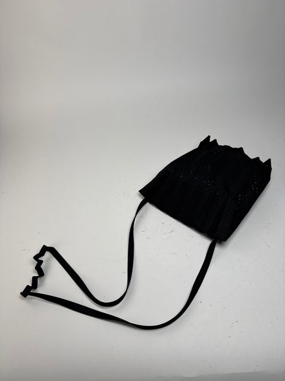 Sac plissé vintage Issey Miyake noir