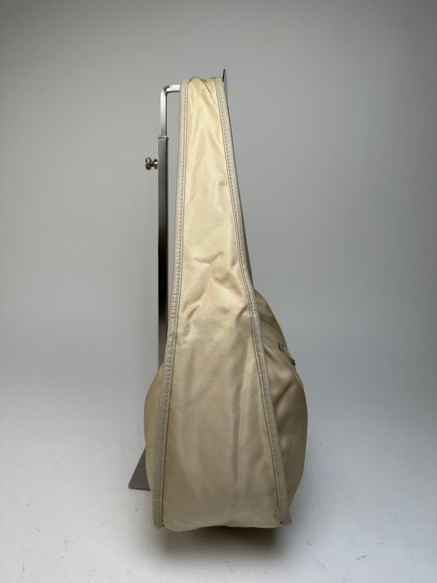 Vintage Prada Shoulder Bag Tessuto Lino