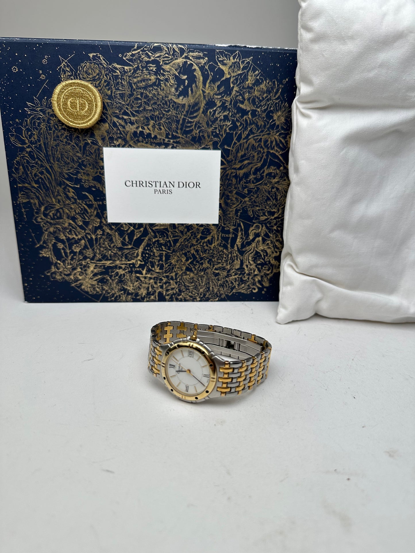 Vintage Dior Watch Stainless Steel Two-Tone