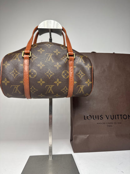 Vintage Louis Vuitton Monogram Leather Handbag Brown