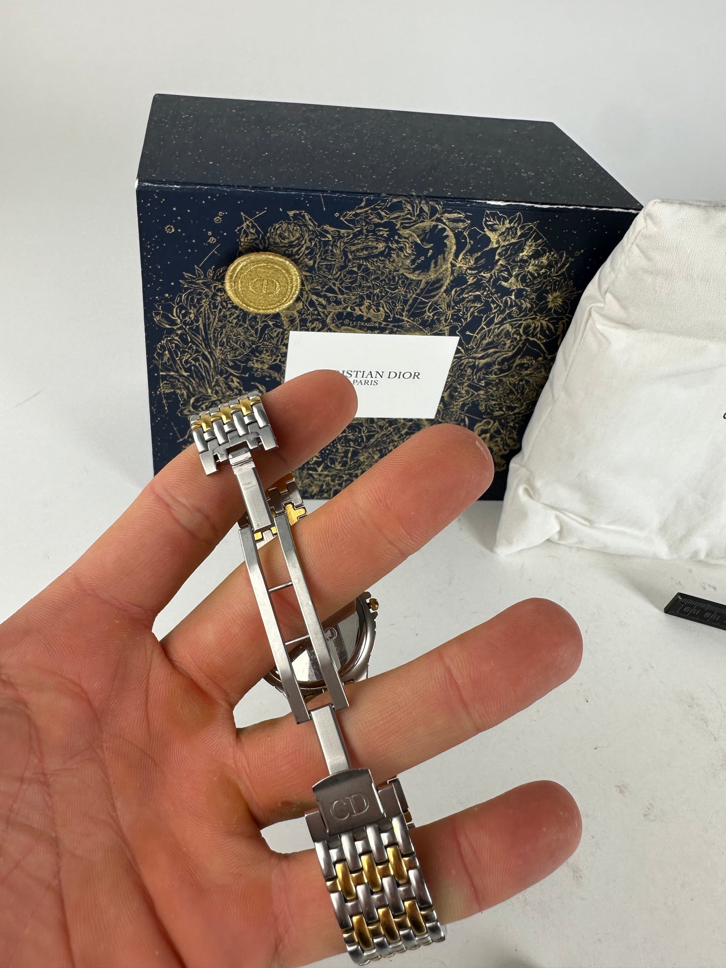 Vintage Dior Watch Stainless Steel Two-Tone