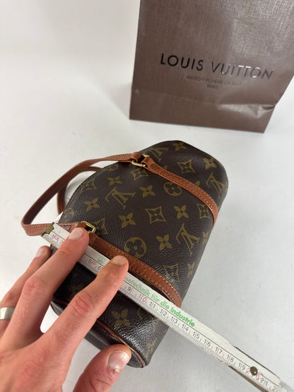 Vintage Louis Vuitton Monogram Leather Handbag Brown