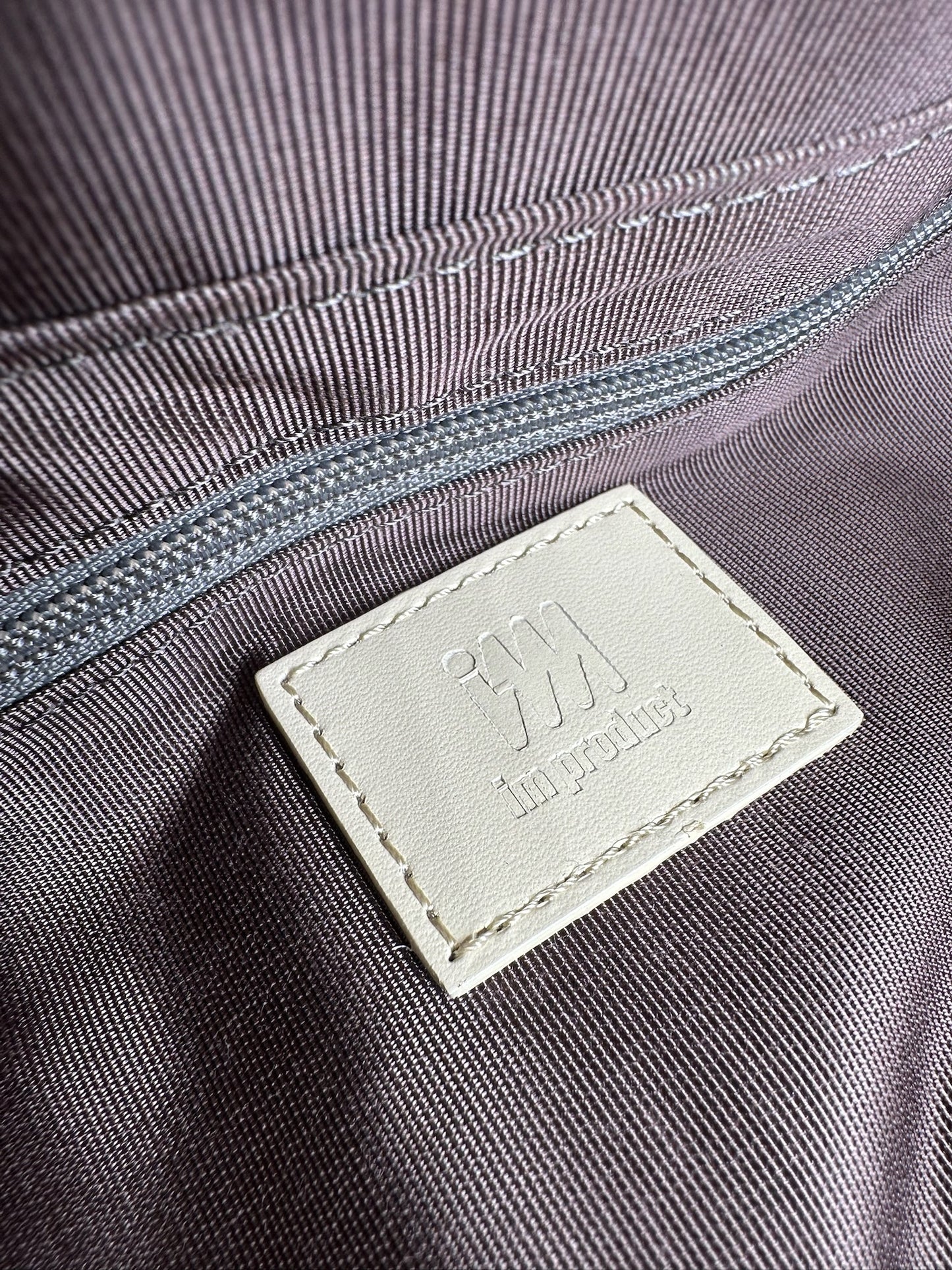 Vintage Issey Miyake Leather Handbag White Cream