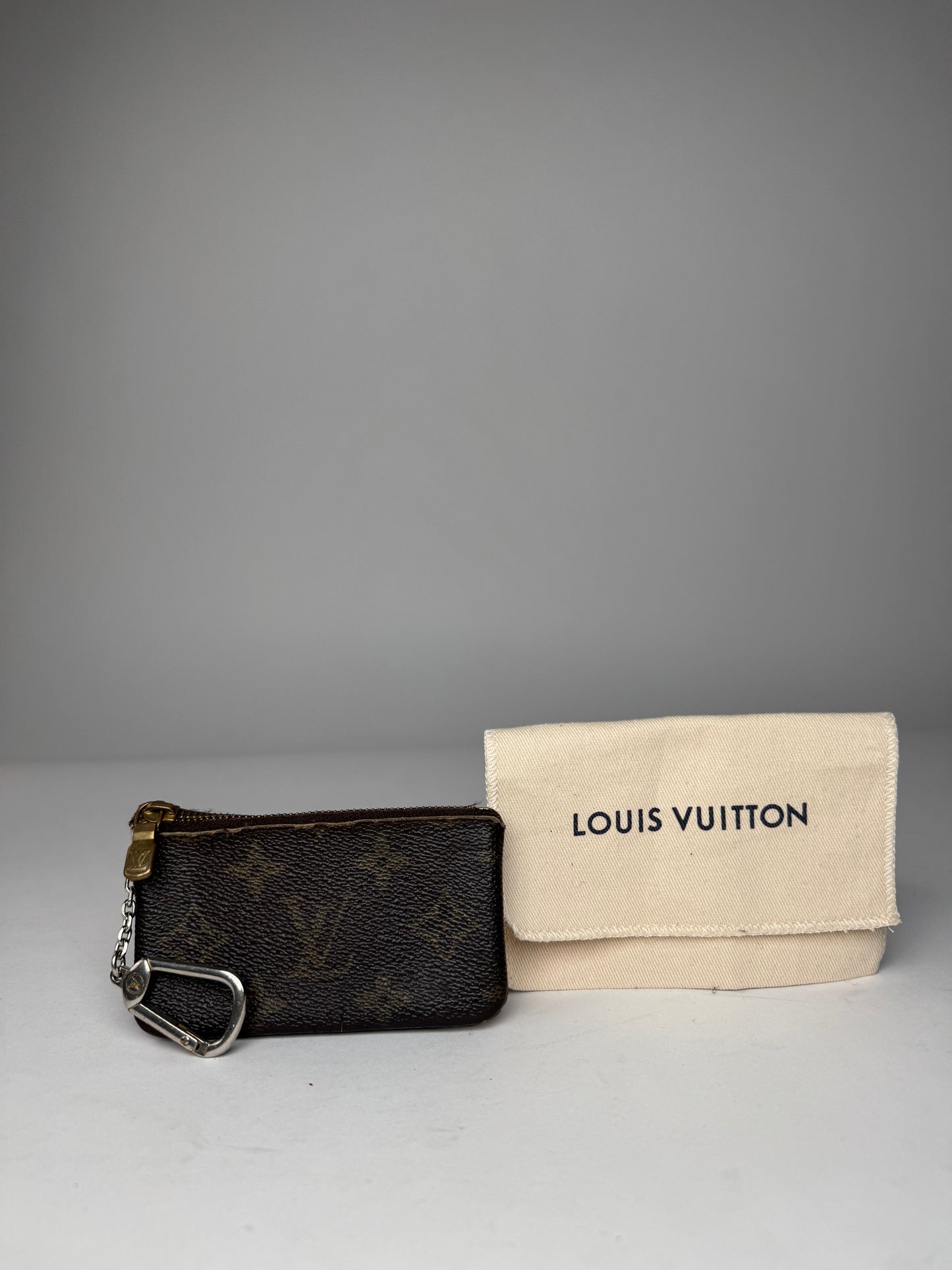 Vintage Louis Vuitton Le Dauphine Leather Card Holder Brown