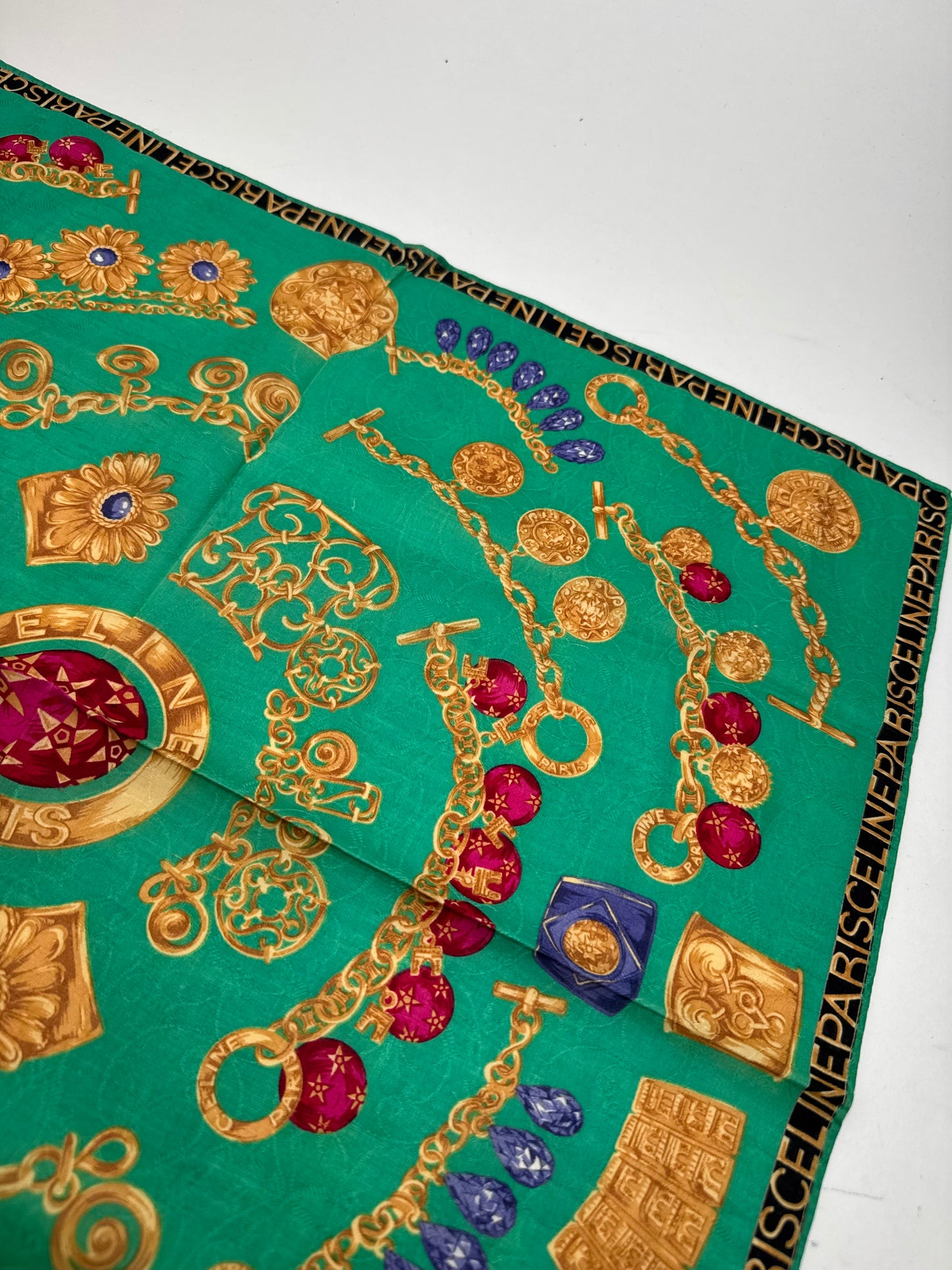 Vintage Cartier Scarf Green