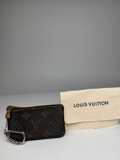 Vintage Louis Vuitton Le Dauphine Leather Card Holder Brown