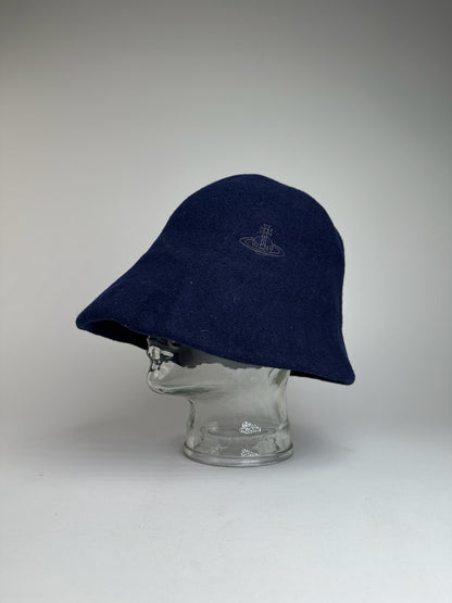 Vintage Vivienne Westwood Wool Bucket Hat Navy M