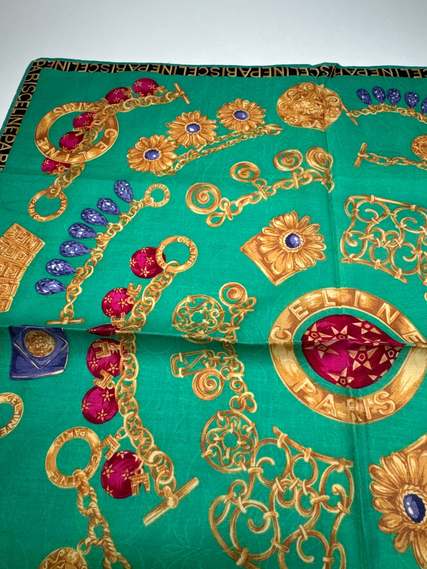 Vintage Cartier Scarf Green