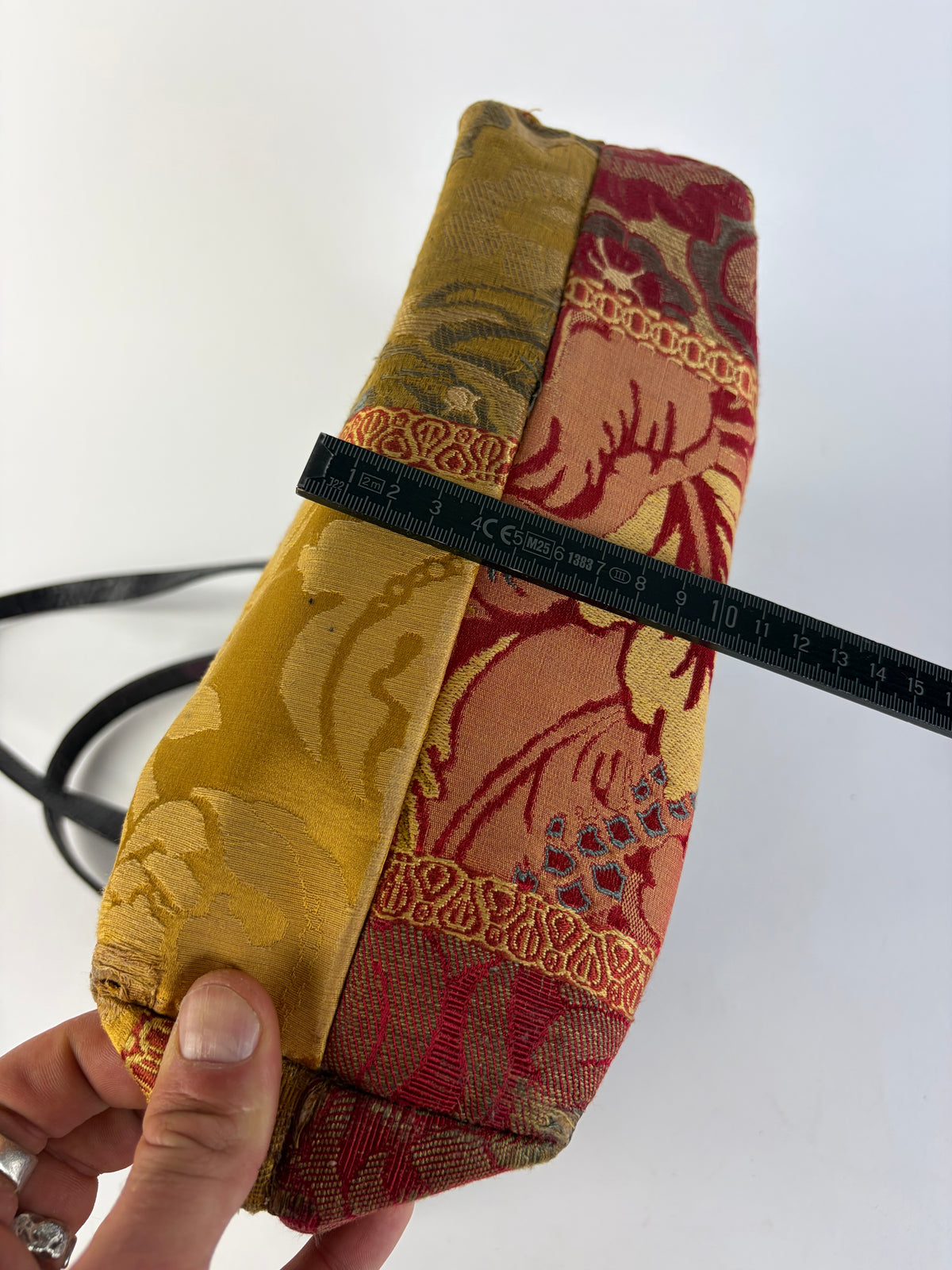 Vintage Etro Jacquard Patchwork Tote Late 1990s Multicolour