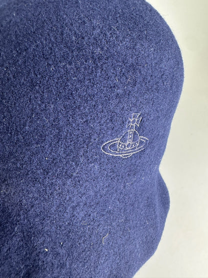 Vintage Vivienne Westwood Wool Bucket Hat Navy M