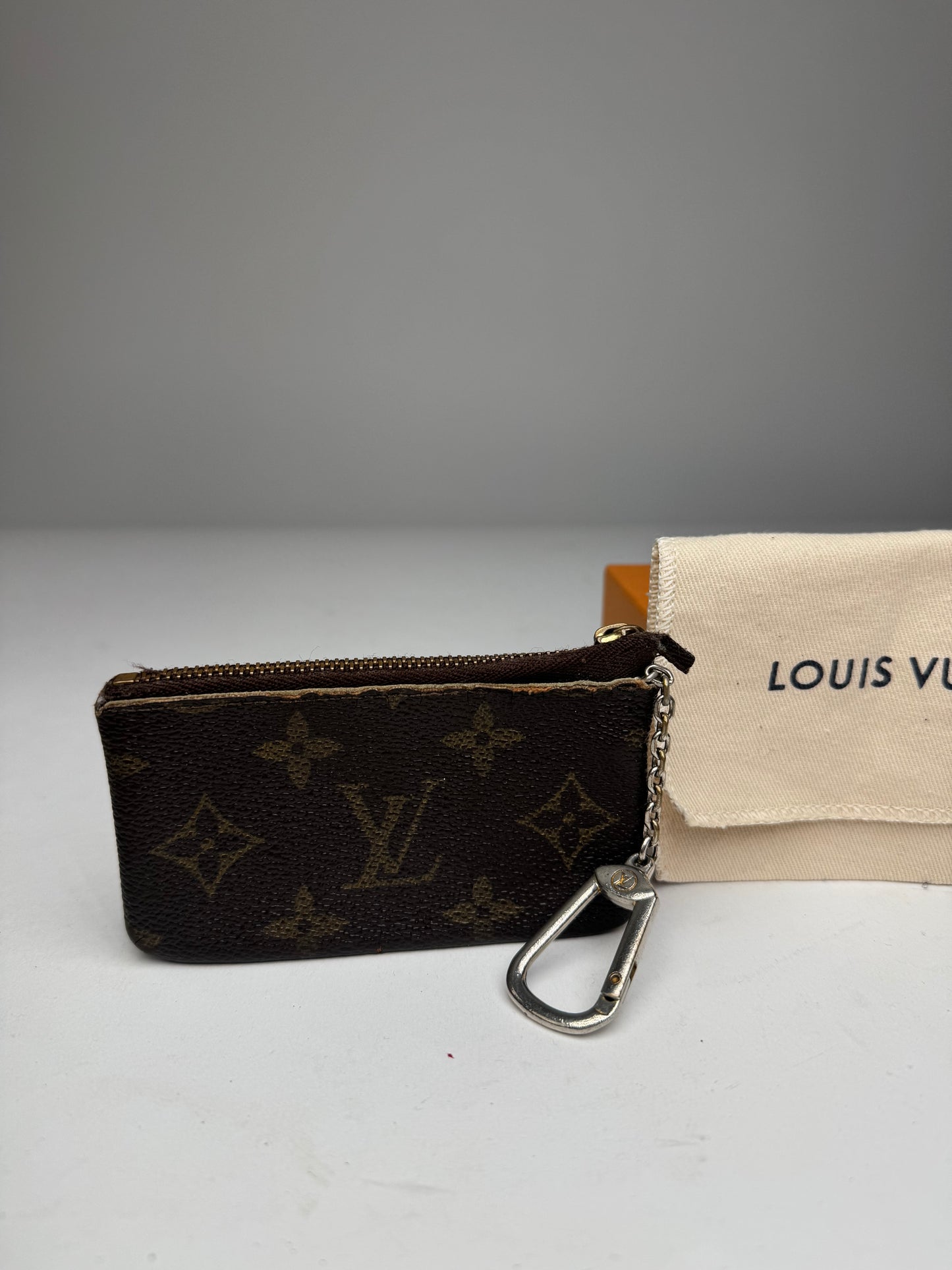 Vintage Louis Vuitton Le Dauphine Leather Card Holder Brown