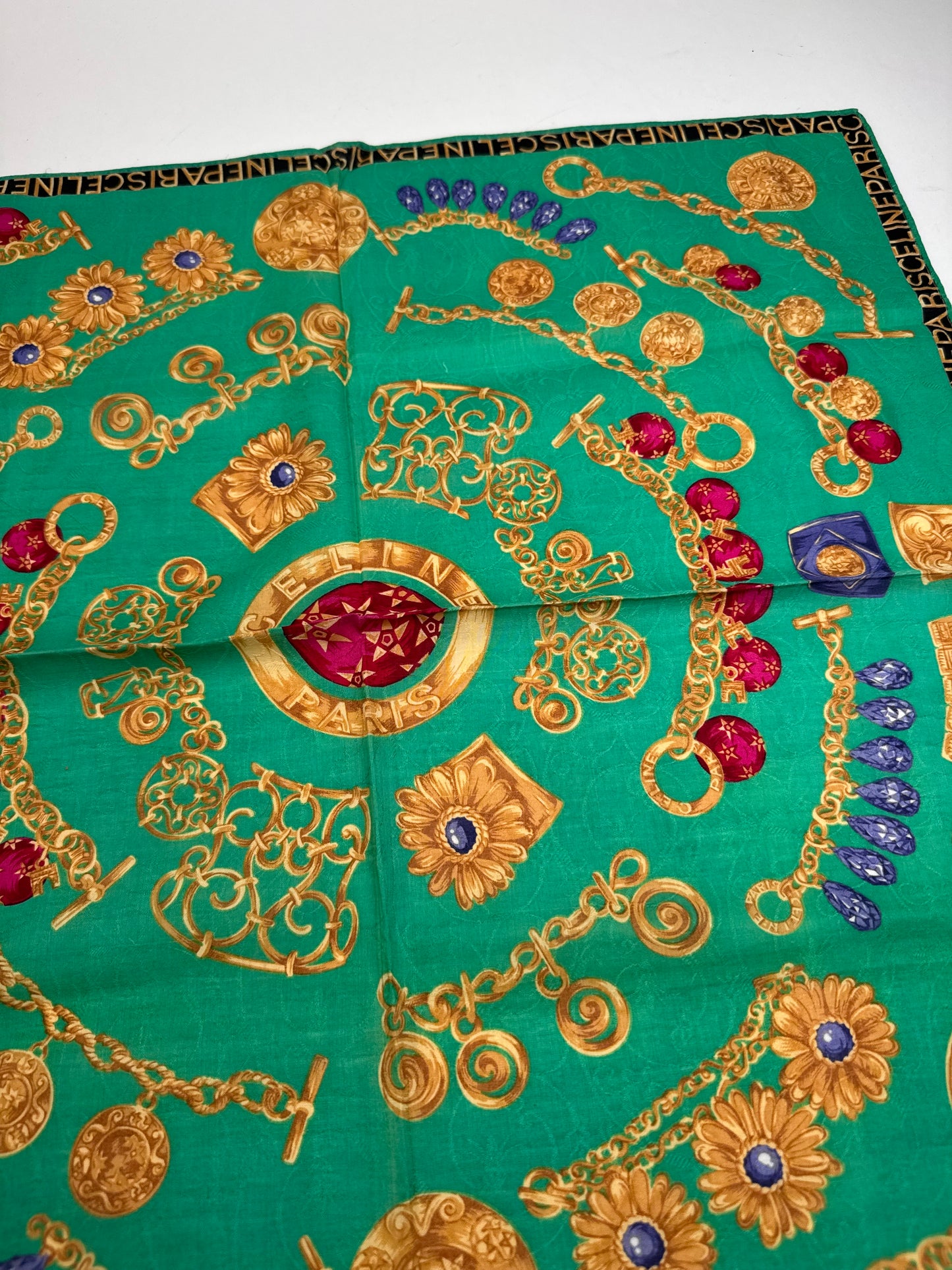 Vintage Cartier Scarf Green