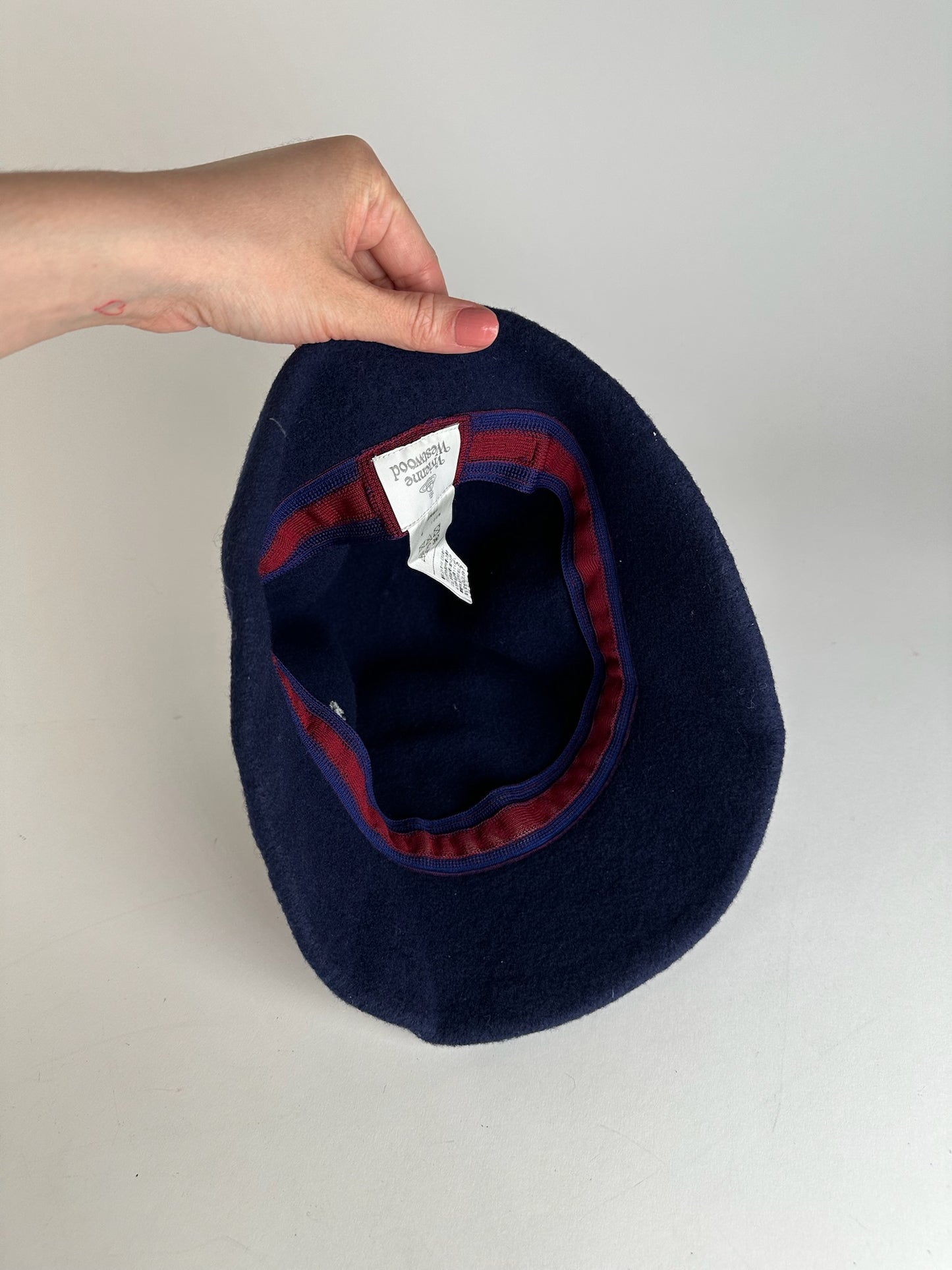 Vintage Vivienne Westwood Wool Bucket Hat Navy M